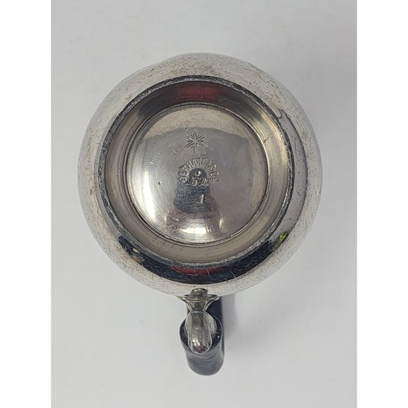 Vintage Gerhardi&Co Creamer 1574 1 Silver Plated‎ Creamer With Rubber Handle - Picture 6 of 10